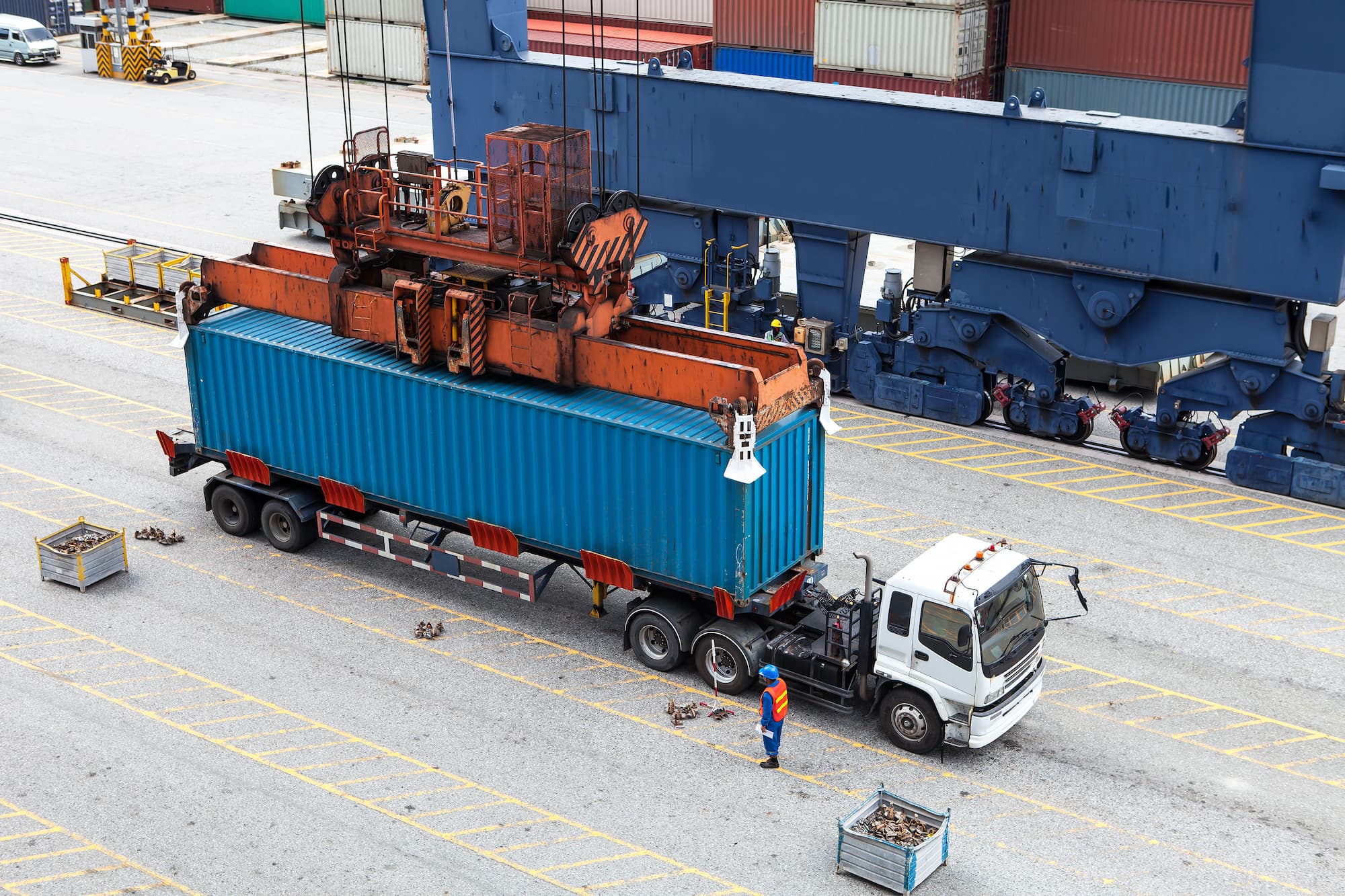 container drayage at the port
